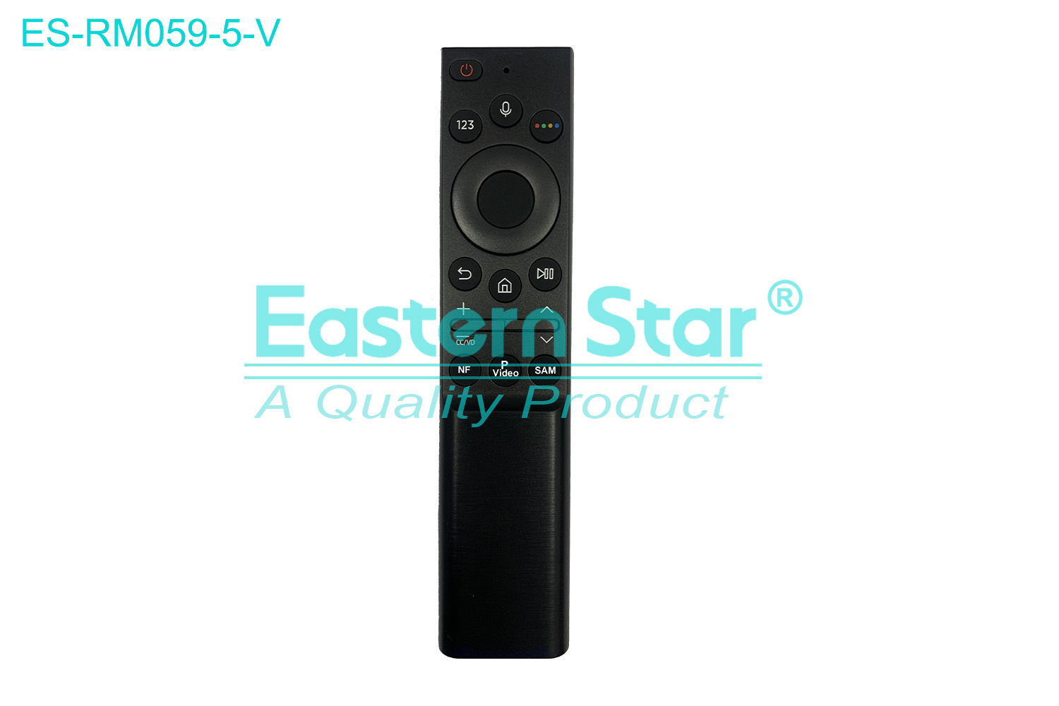ES-RM059-5-V Compatible for / Smart TV Remote Control R/M 17 Keys