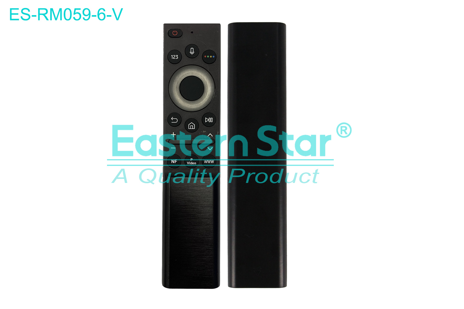 ES-RM059-6-V Compatible for / Smart TV Remote Control R/M 17 Keys