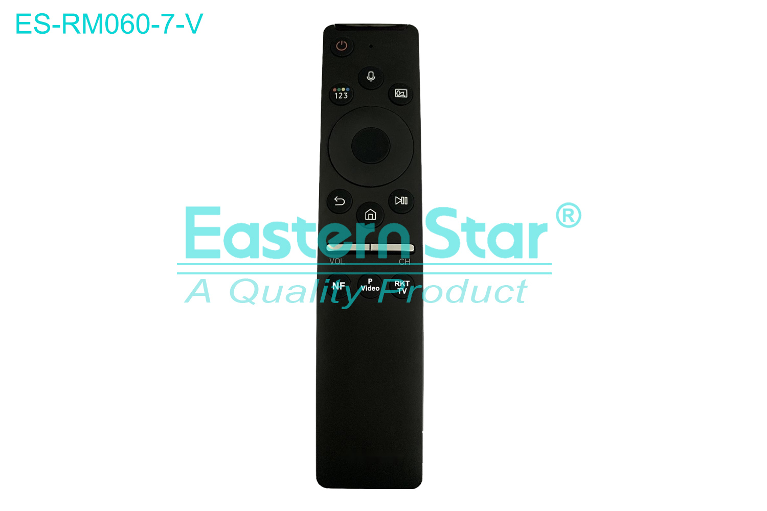 ES-RM060-7-V Compatible for / Smart TV Remote Control R/M 17 Keys