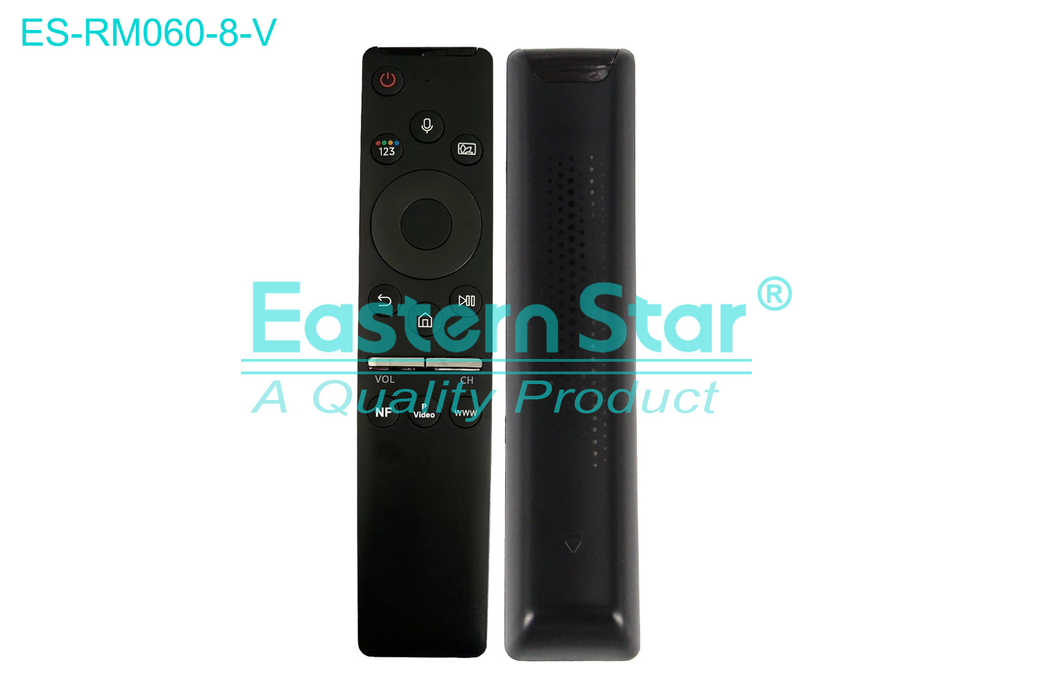 ES-RM060-8-V Compatible for / Smart TV Remote Control R/M 17 Keys