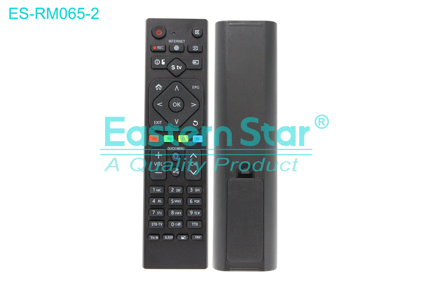 ES-RM065-2 Compatible for  / Smart TV Remote Control R/M 43 Keys