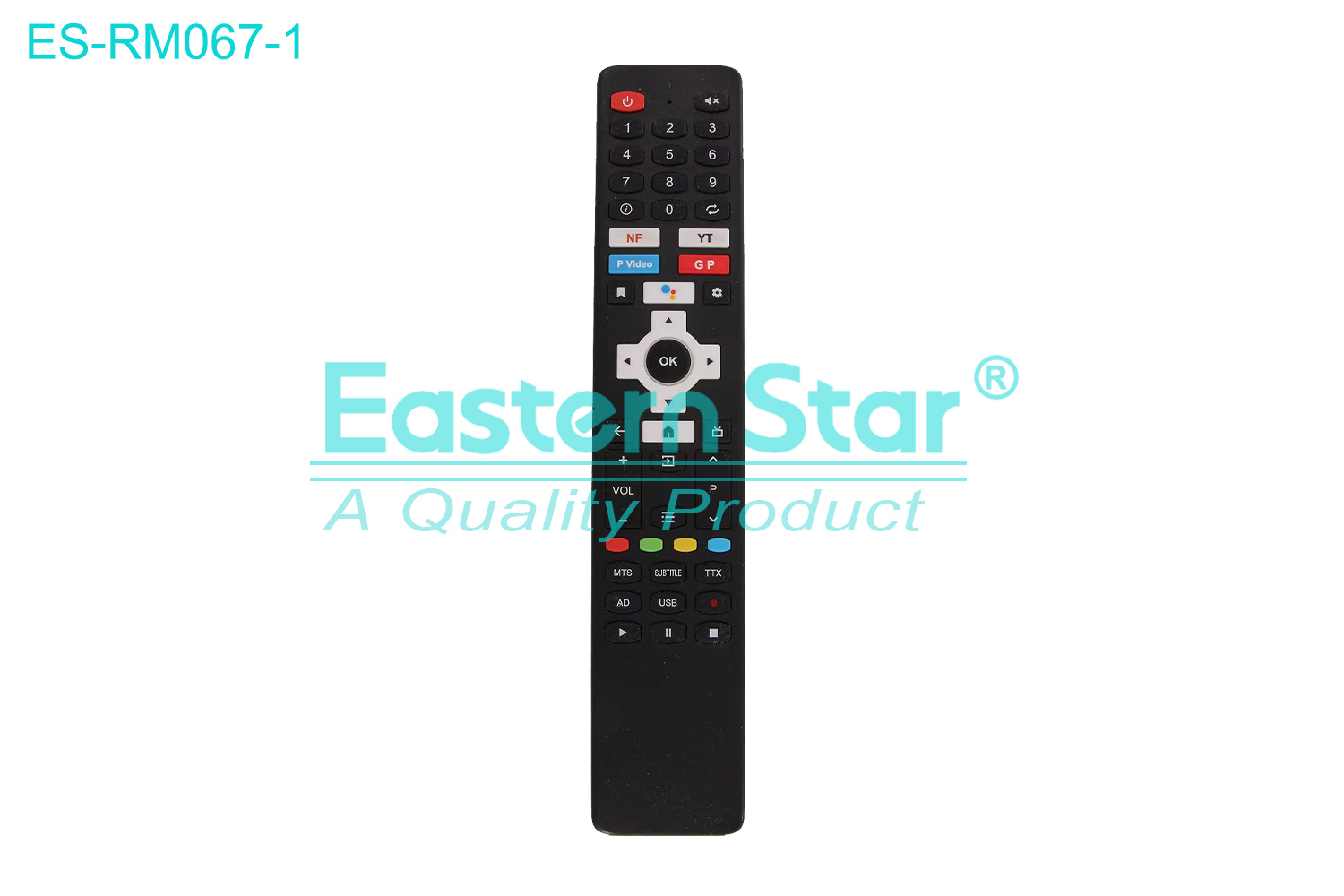 ES-RM067-1 Compatible for  / Smart TV Remote Control R/M 48 Keys
