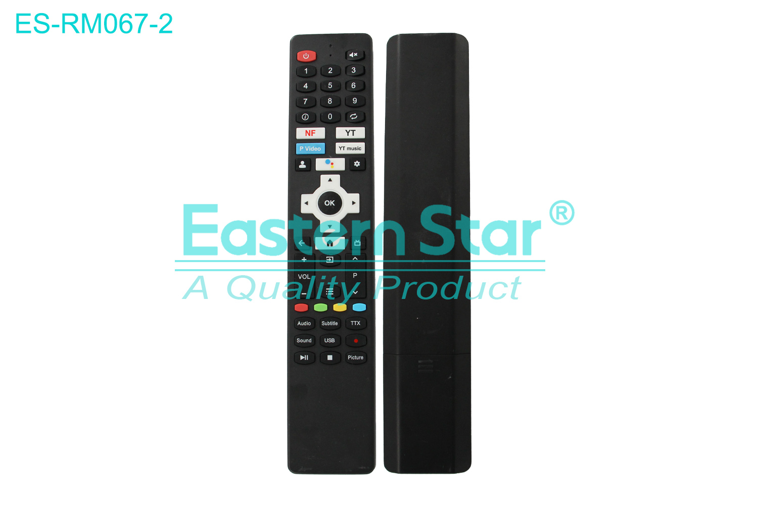 ES-RM067-2 Compatible for  / Smart TV Remote Control R/M 48 Keys