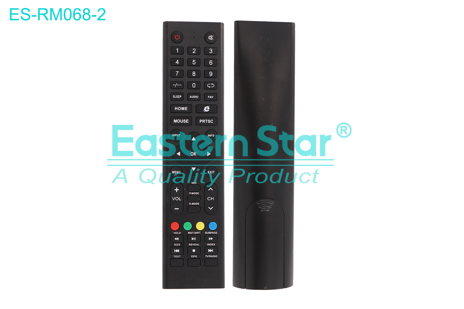 ES-RM068-2 Compatible for  Polytron Smart TV Remote Control R/M 50 Keys