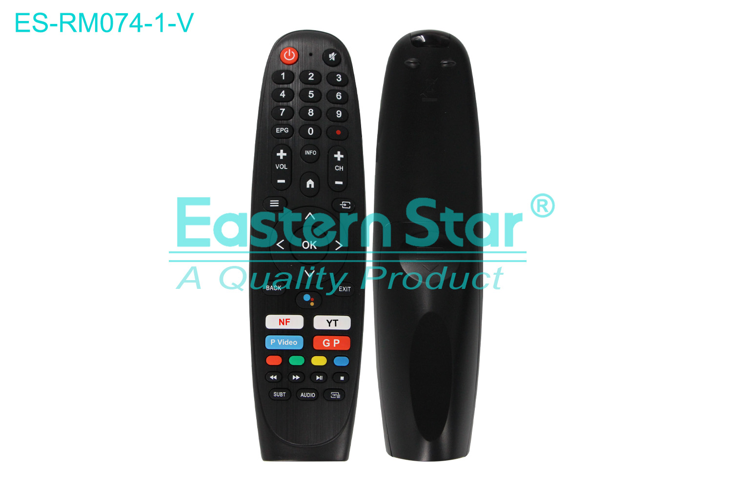 ES-RM074-1-V Compatible for / Smart TV Remote Control R/M 45 Keys