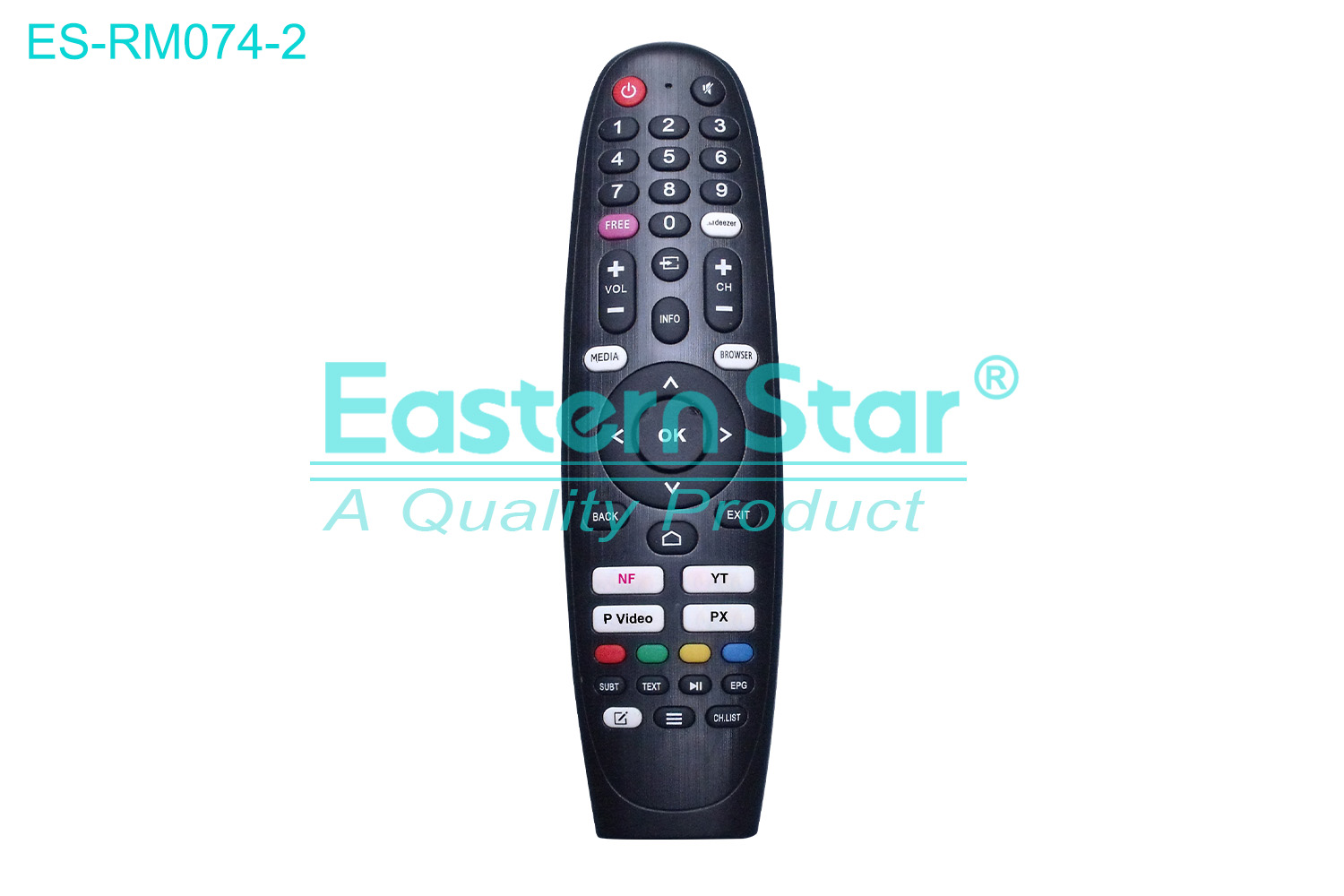 ES-RM074-2 Compatible for / Smart TV Remote Control R/M 45 Keys