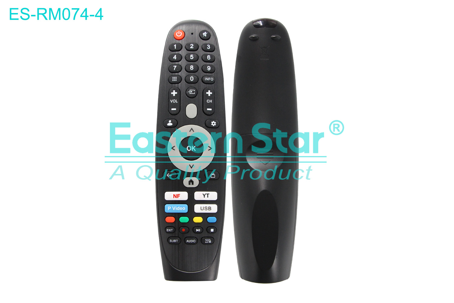 ES-RM074-4 Compatible for / Smart TV Remote Control R/M 45 Keys