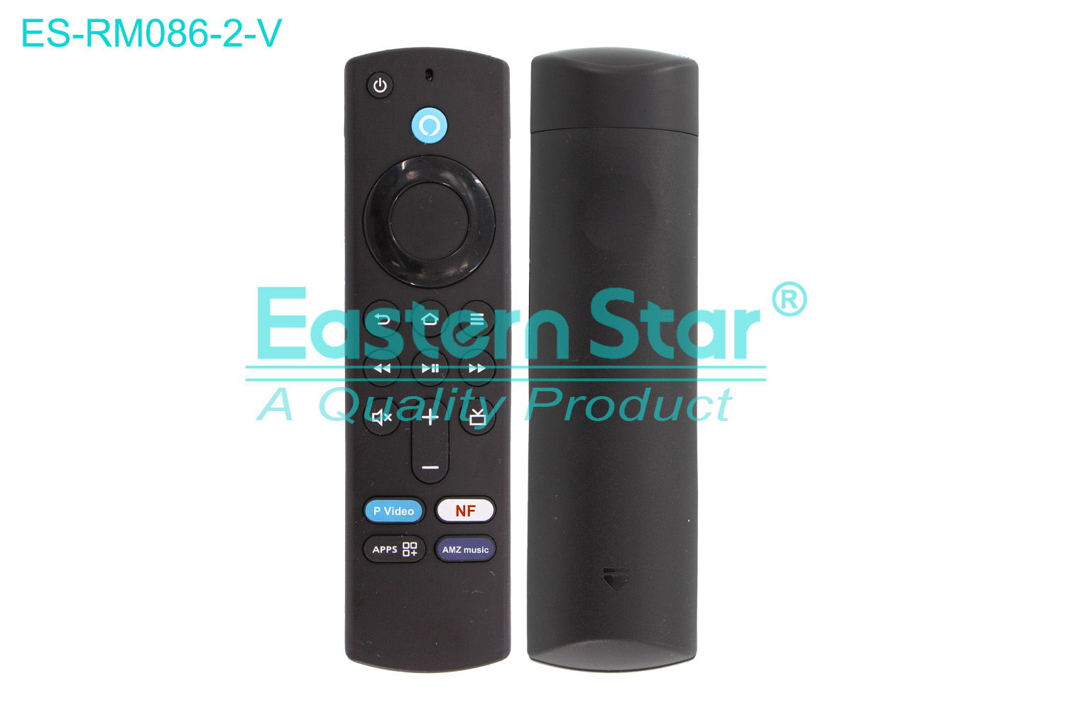 ES-RM086-2-V Compatible for / Smart TV Voice Remote Control R/M 20 Keys