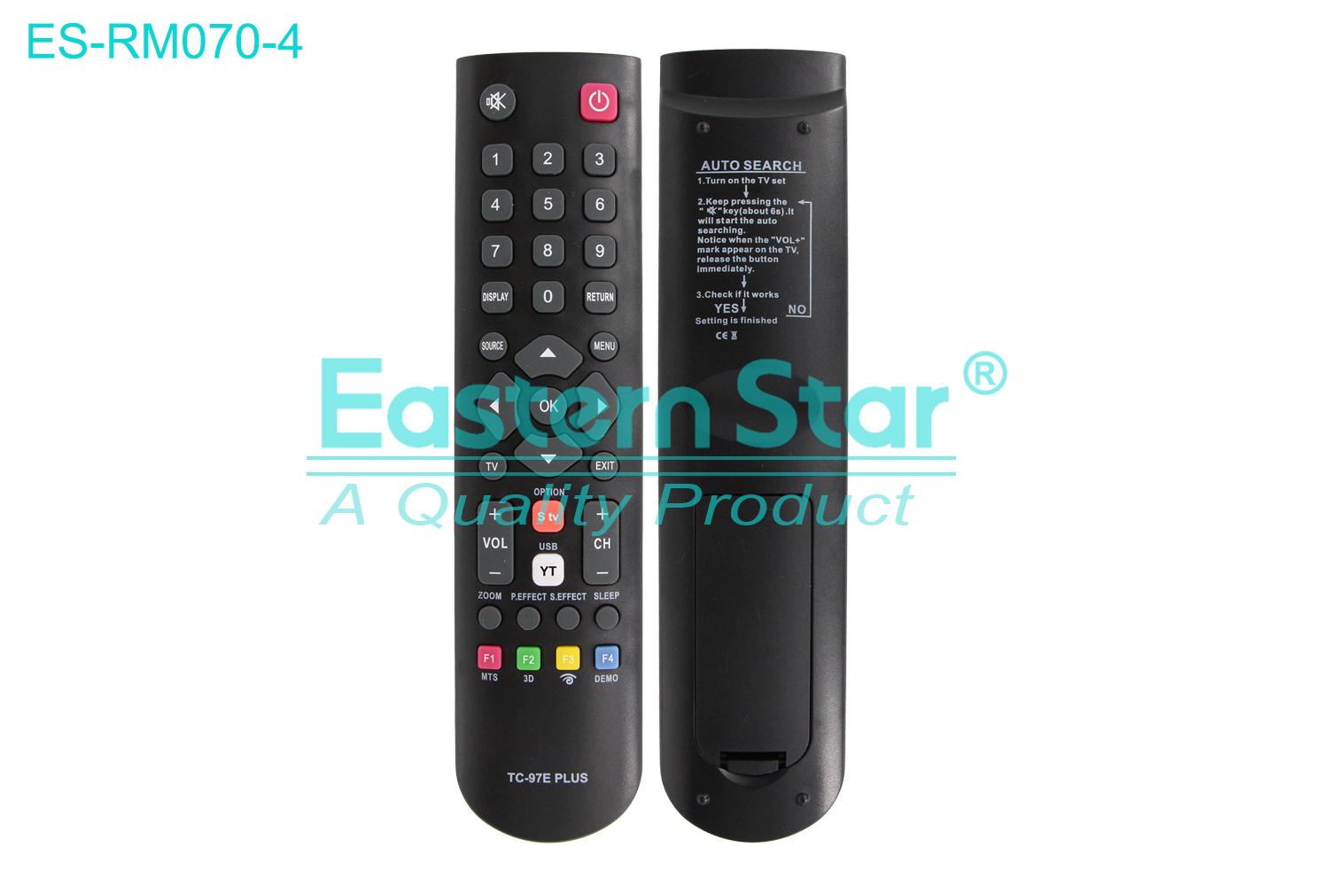 ES-RM070-4 Compatible for / Smart TV Remote Control R/M 37 Keys