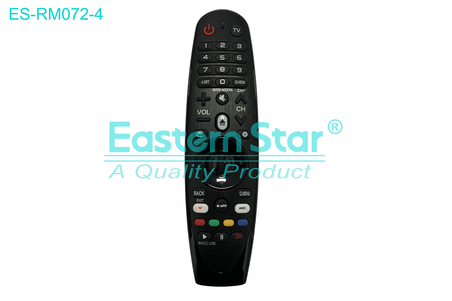 ES-RM072-4 Compatible for  / Smart TV Remote Control R/M 39 Keys