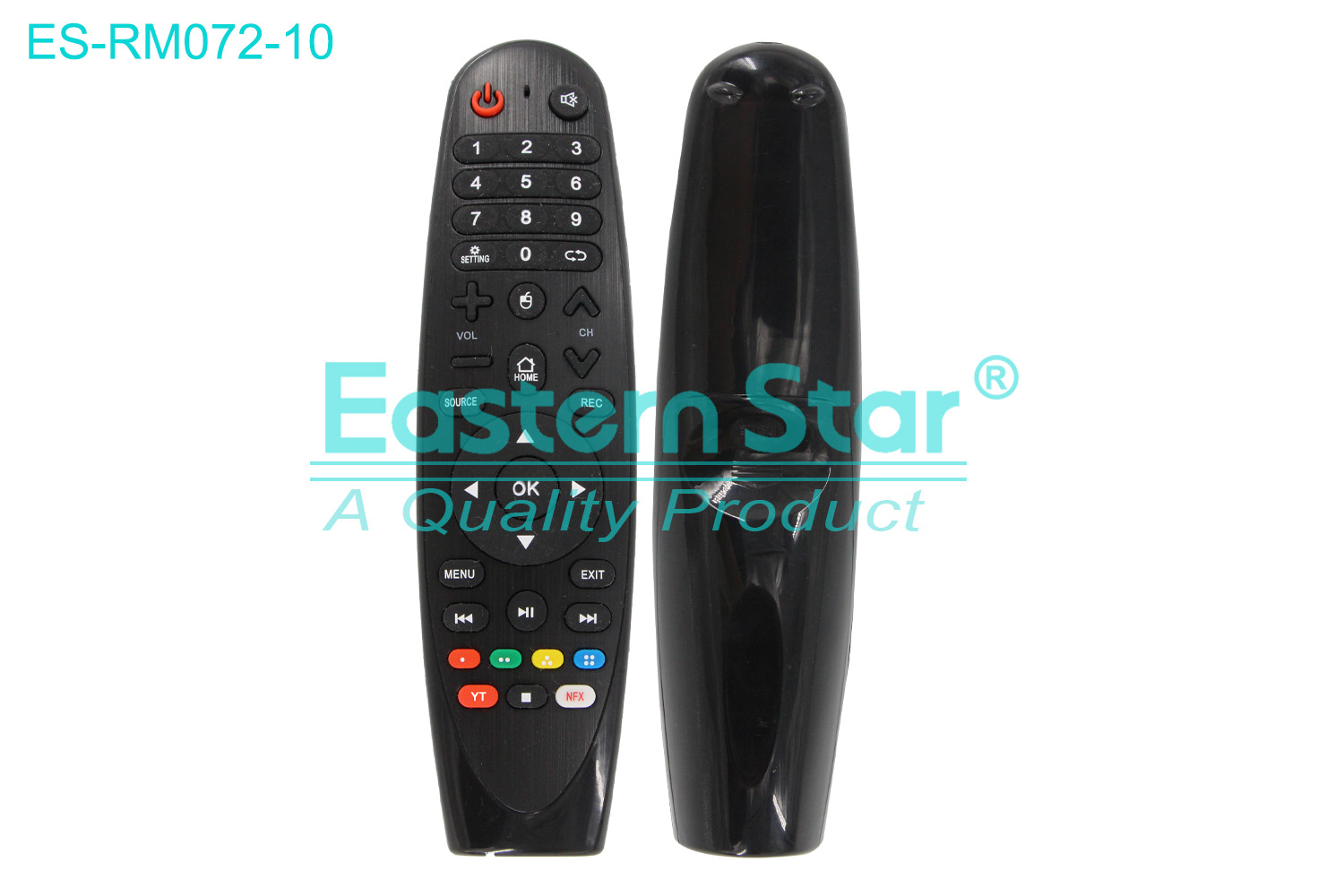 ES-RM072-10 Compatible for  / Smart TV Remote Control R/M 39 Keys