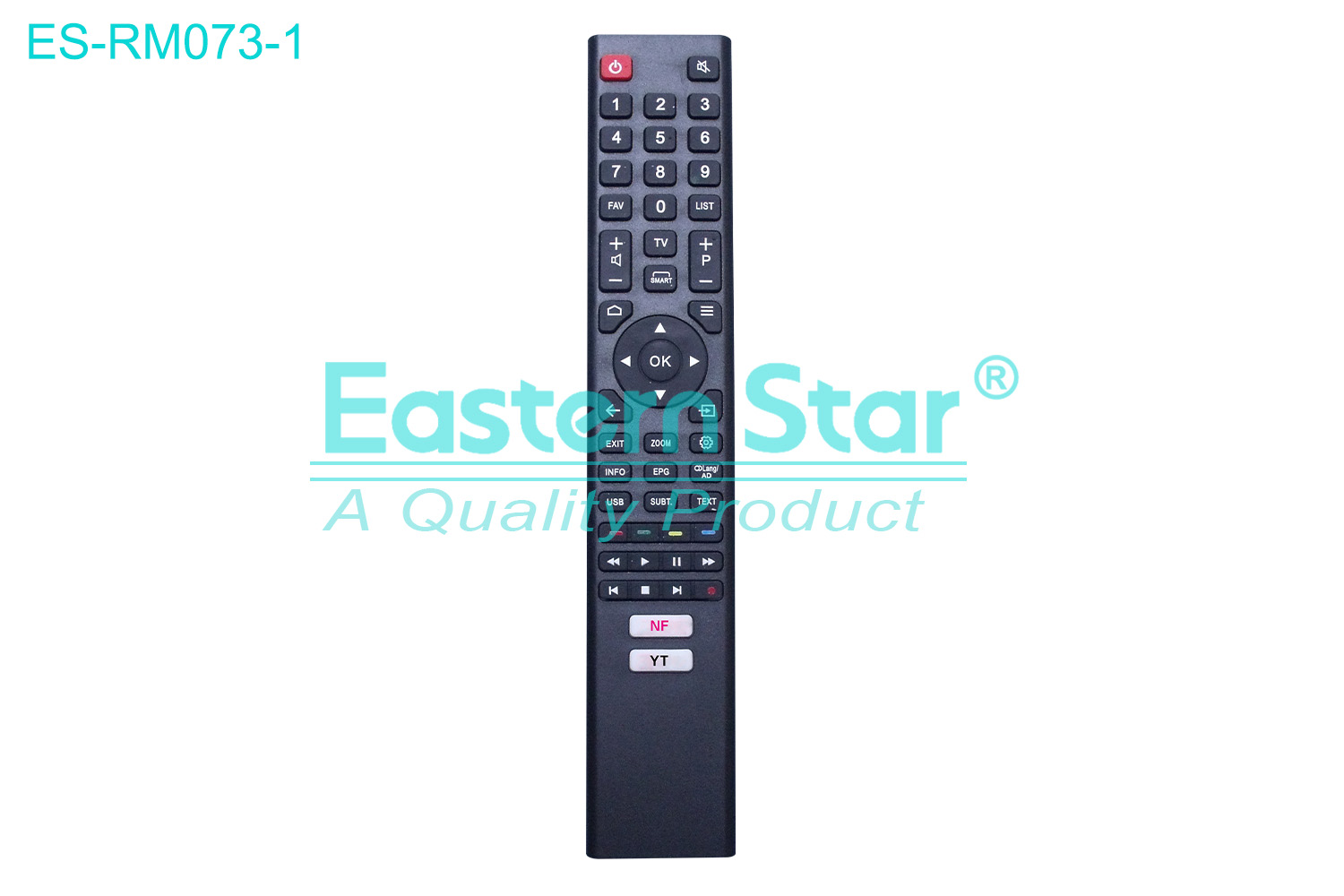 ES-RM073-1 Compatible for  / Smart TV Remote Control R/M 52 Keys
