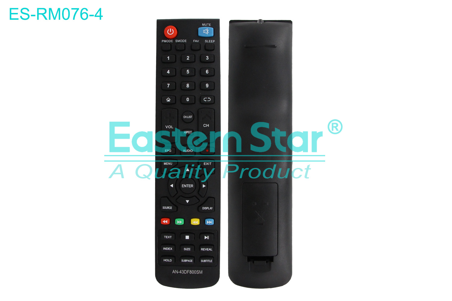 ES-RM076-4 Compatible for / Smart TV Remote Control R/M 49 Keys