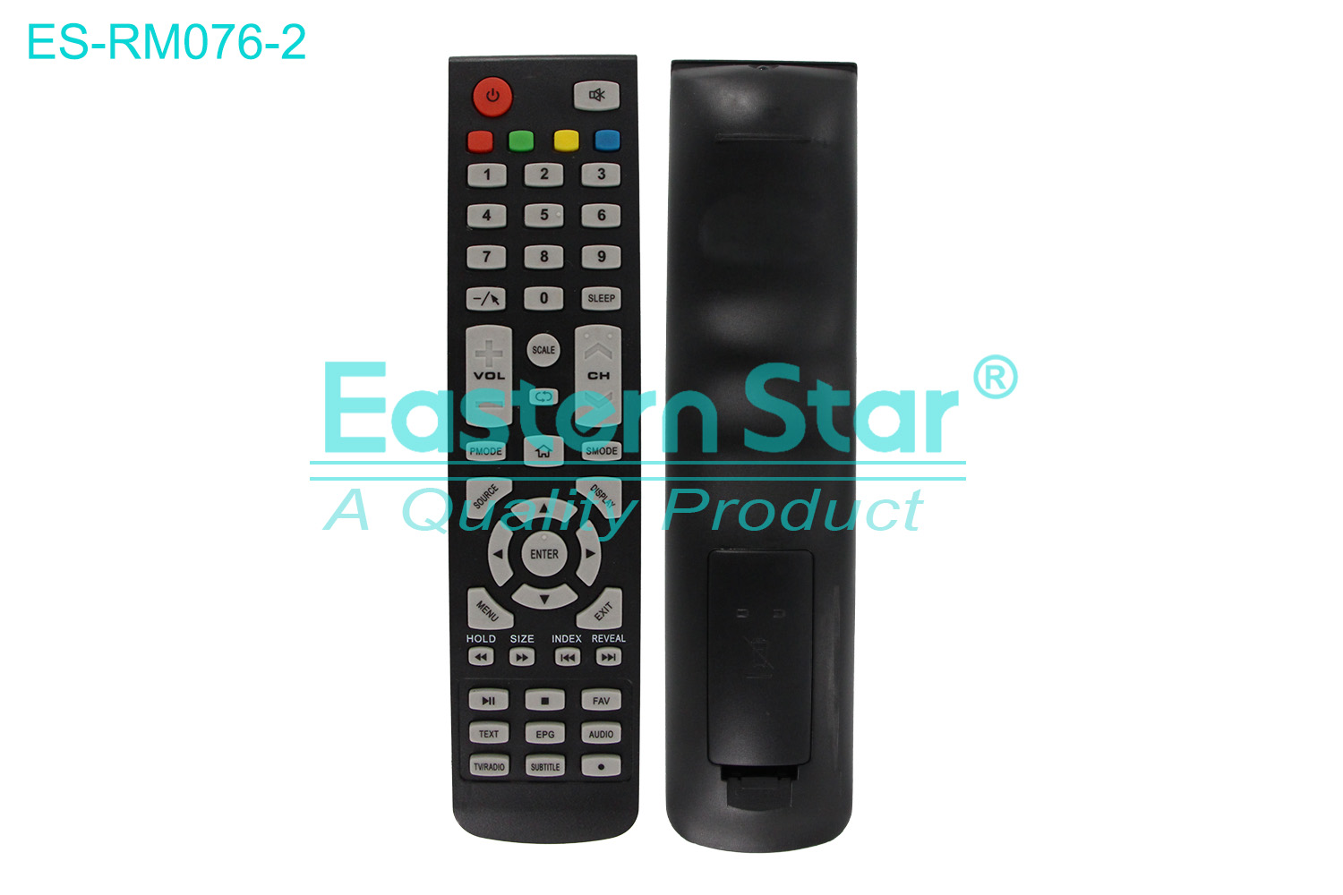 ES-RM076-2 Compatible for Awox Smart TV Remote Control R/M 49 Keys