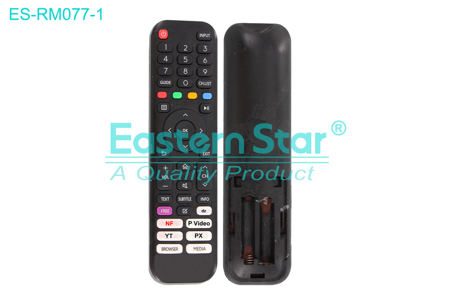 ES-RM077-1 Compatible for / Smart TV Remote Control R/M 45 Keys