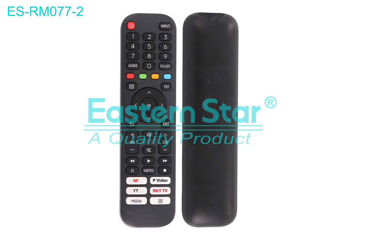 ES-RM077-2 Compatible for / Smart TV Remote Control R/M 45 Keys