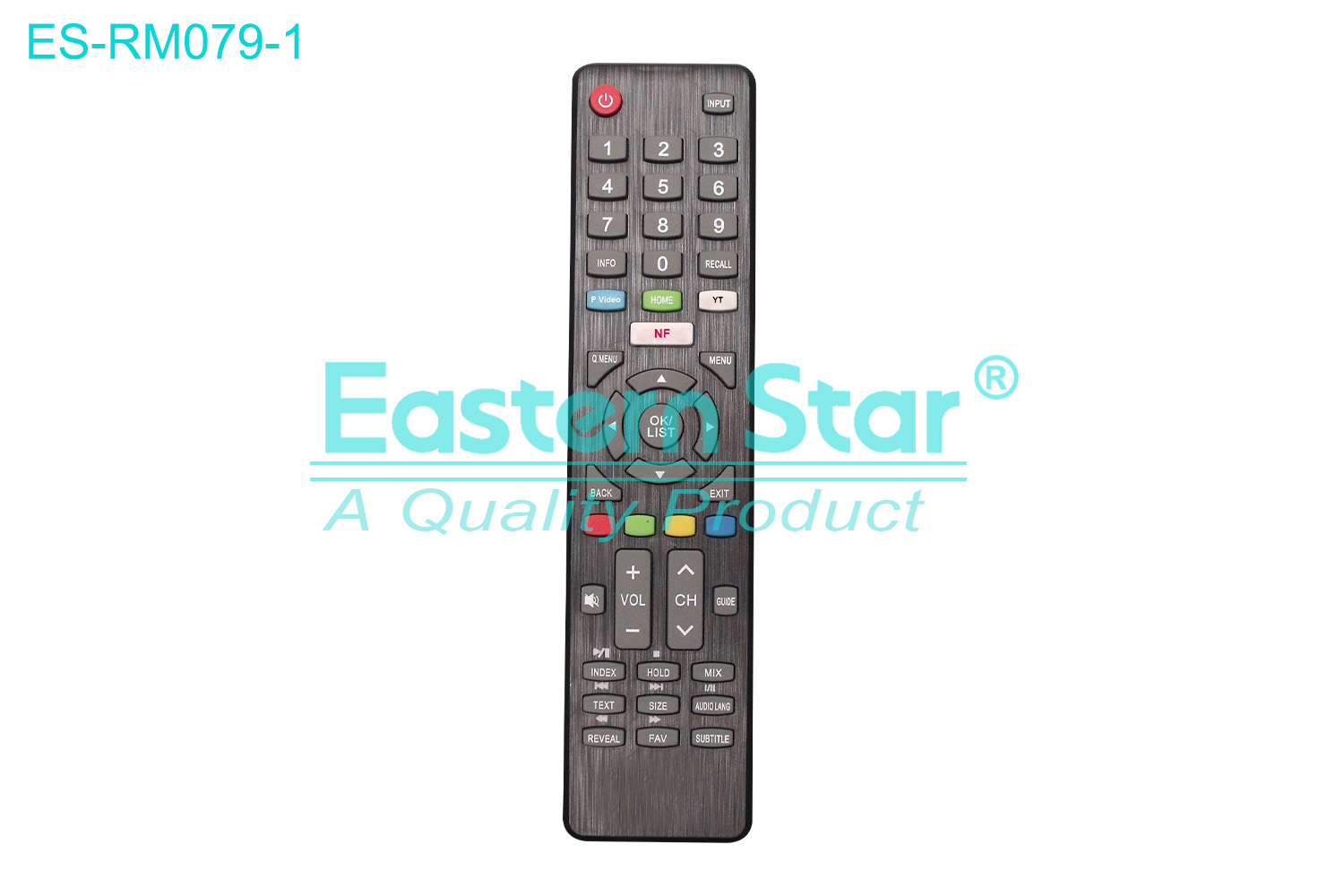 ES-RM079-1 Compatible for / Smart TV Remote Control R/M 46 Keys