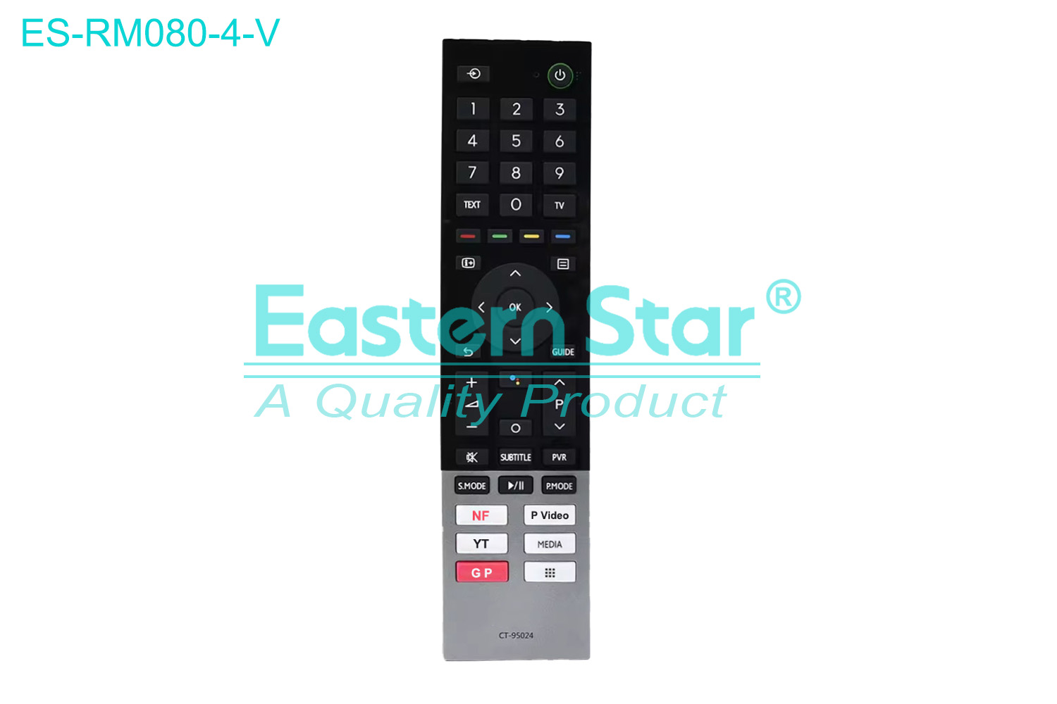 ES-RM080-4-V Compatible for / Smart TV Remote Control R/M 45 Keys