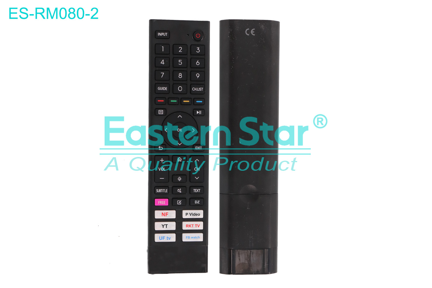 ES-RM080-2 Compatible for / Smart TV Remote Control R/M 45 Keys