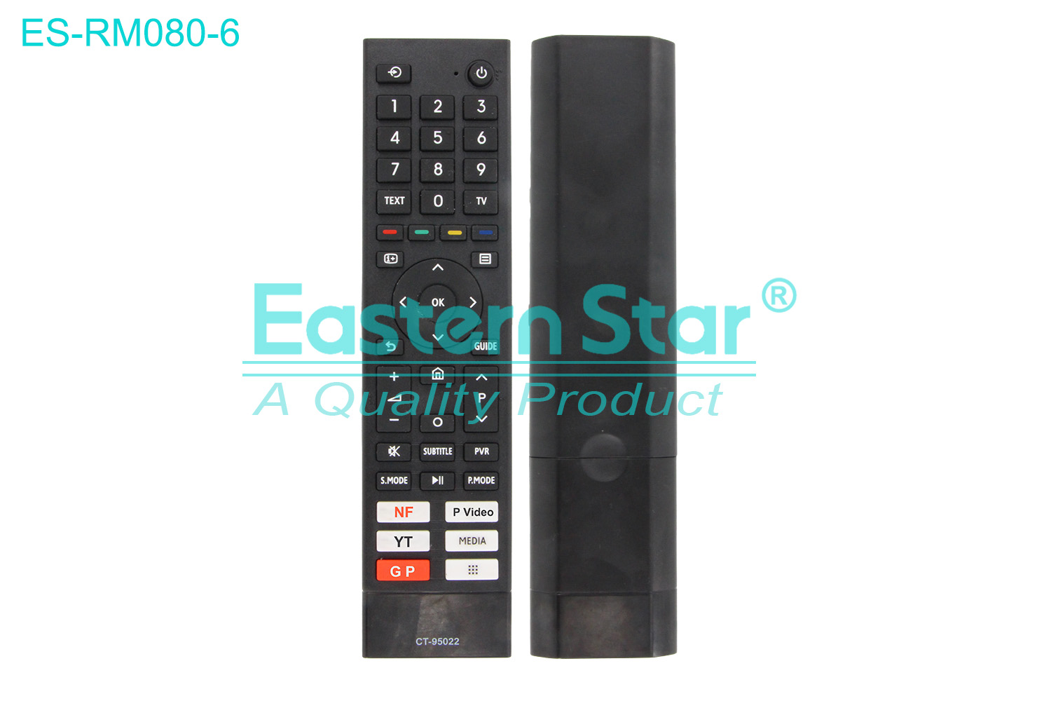 ES-RM080-6 Compatible for / Smart TV Remote Control R/M 45 Keys
