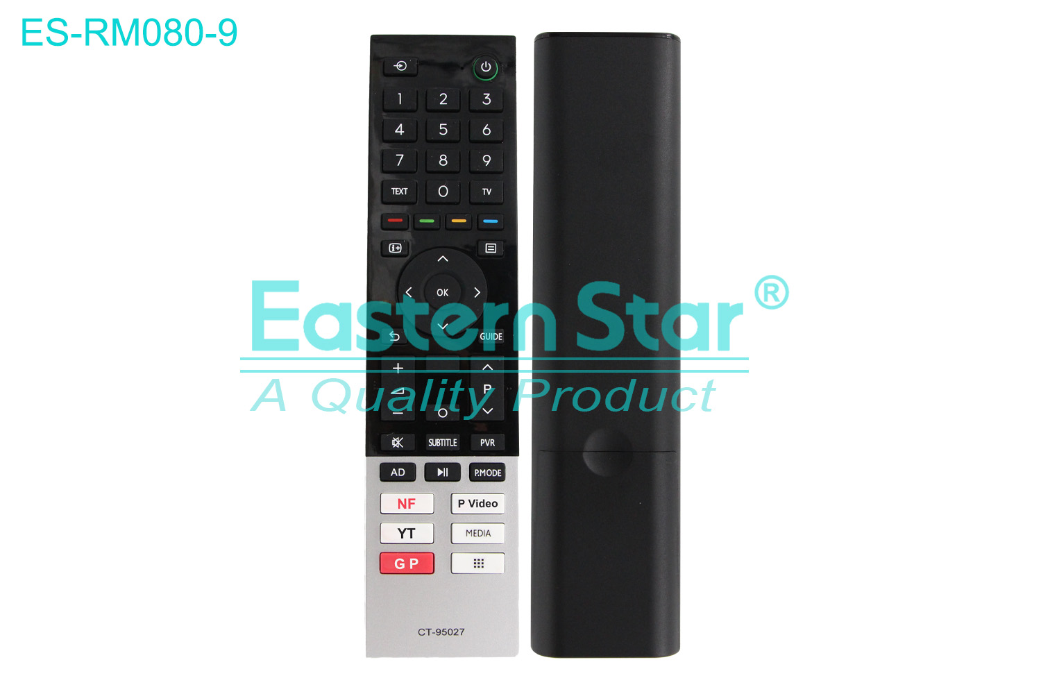 ES-RM080-9 Compatible for / Smart TV Remote Control R/M 45 Keys