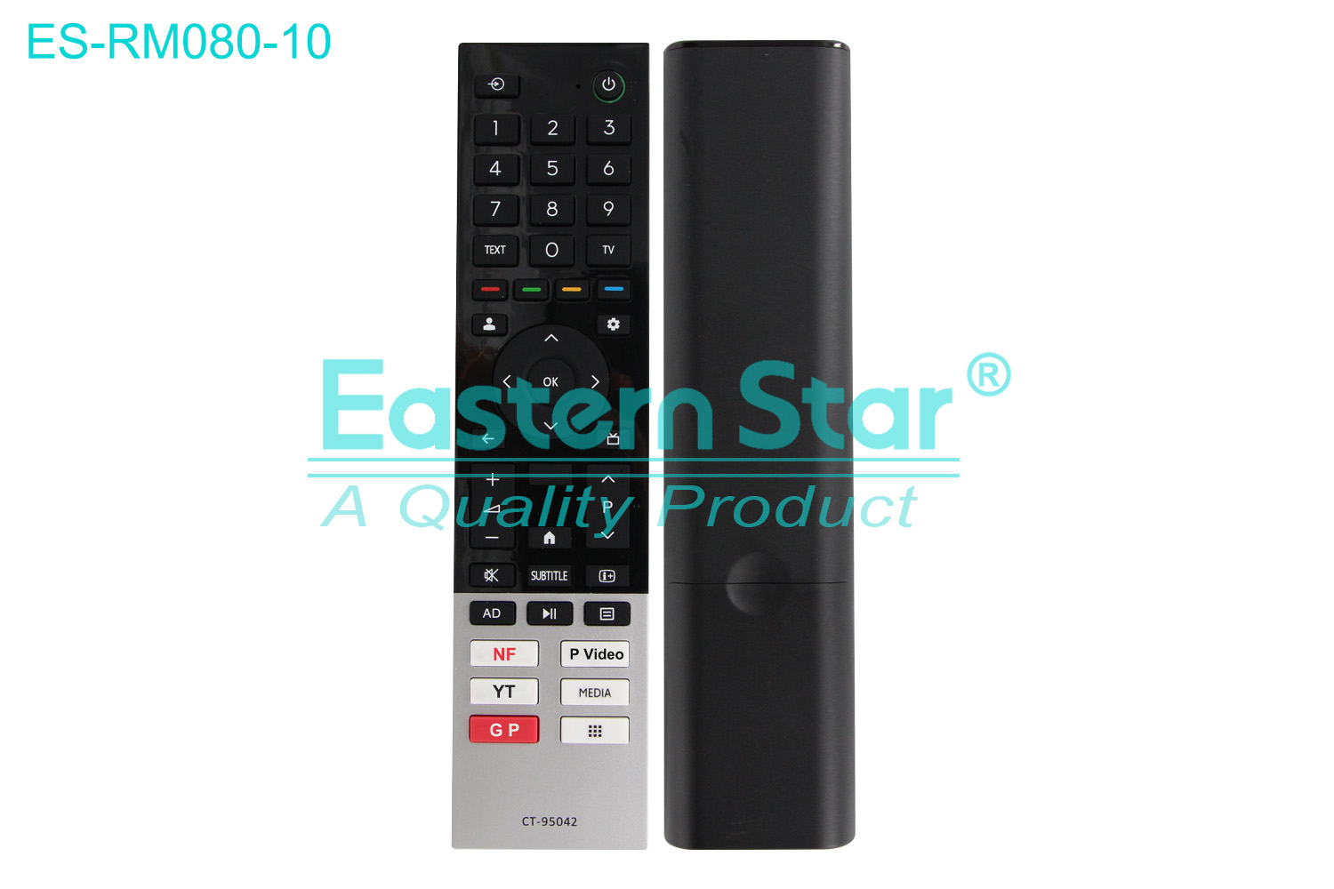ES-RM080-10 Compatible for / Smart TV Remote Control R/M 45 Keys