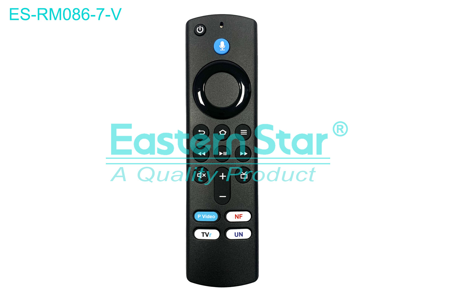 ES-RM086-7-V Compatible for  / Smart TV Remote Control R/M 20 Keys
