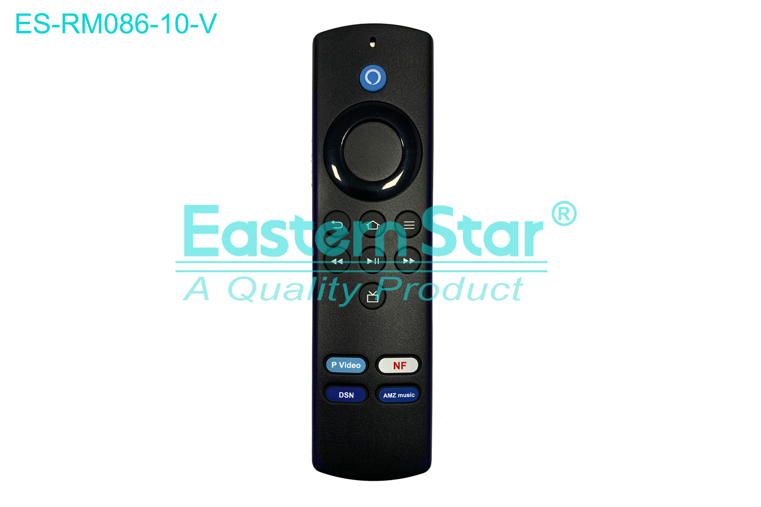 ES-RM086-10-V Compatible for  / Smart TV Remote Control R/M 16 Keys