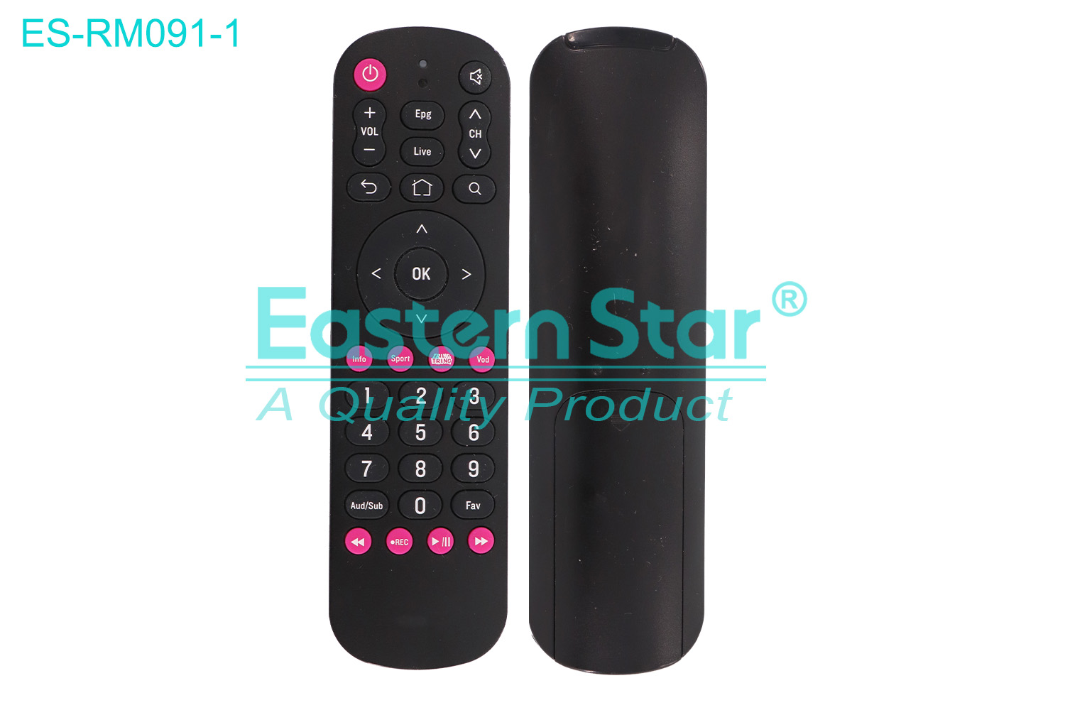 ES-RM091-1 Compatible for / Smart TV Remote Control R/M 36 Keys