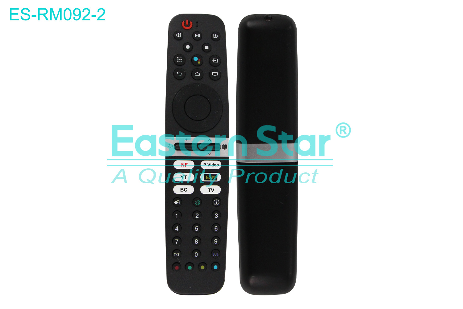 ES-RM092-2 Compatible for Arcelik Smart TV Remote Control R/M 44 Keys