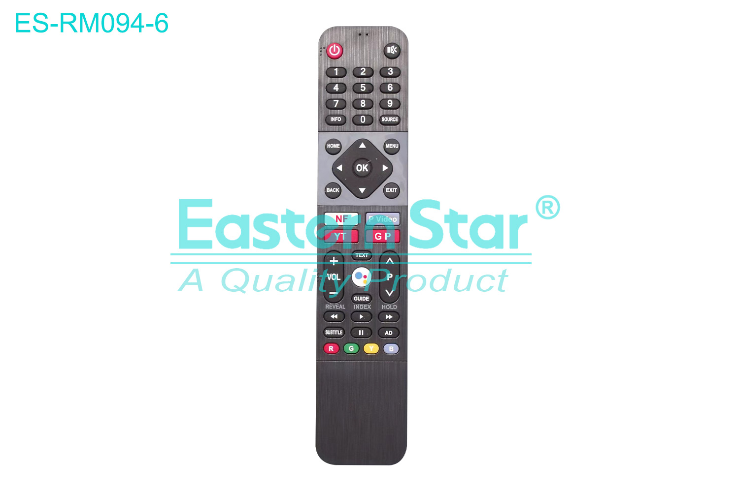ES-RM094-6 Compatible for Skyworth Smart TV Remote Control R/M 44 Keys