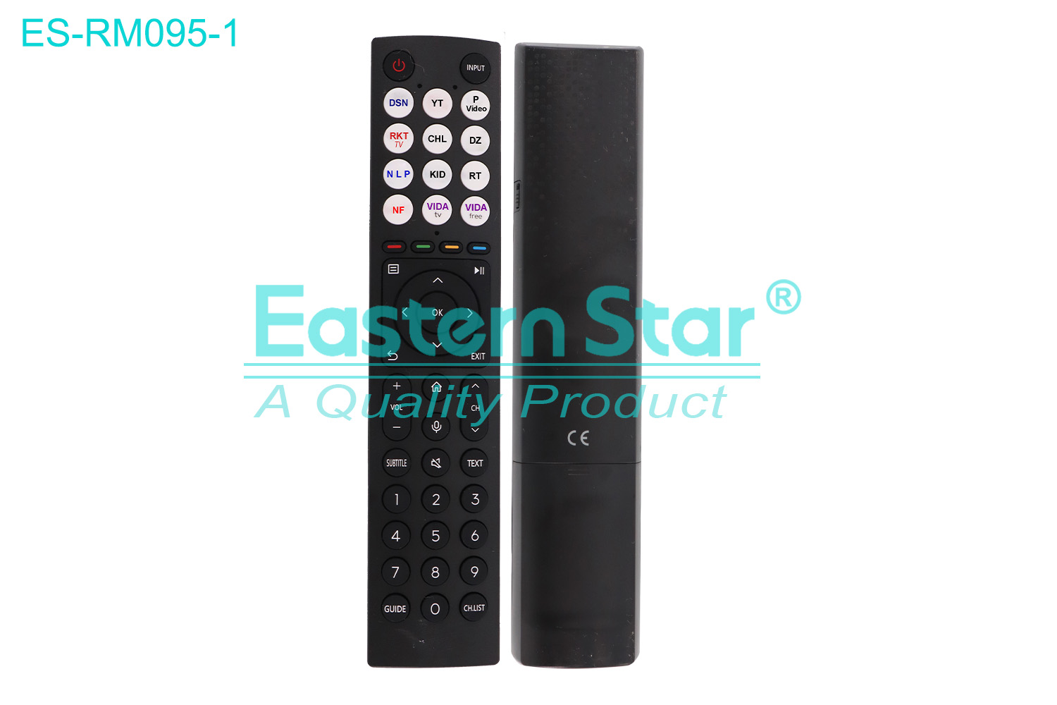 ES-RM095-1 Compatible for / Smart TV Remote Control R/M 48 Keys