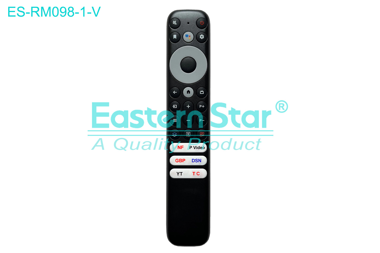 ES-RM098-1-V Compatible for / Smart TV Voice Remote Control R/M 28 Keys