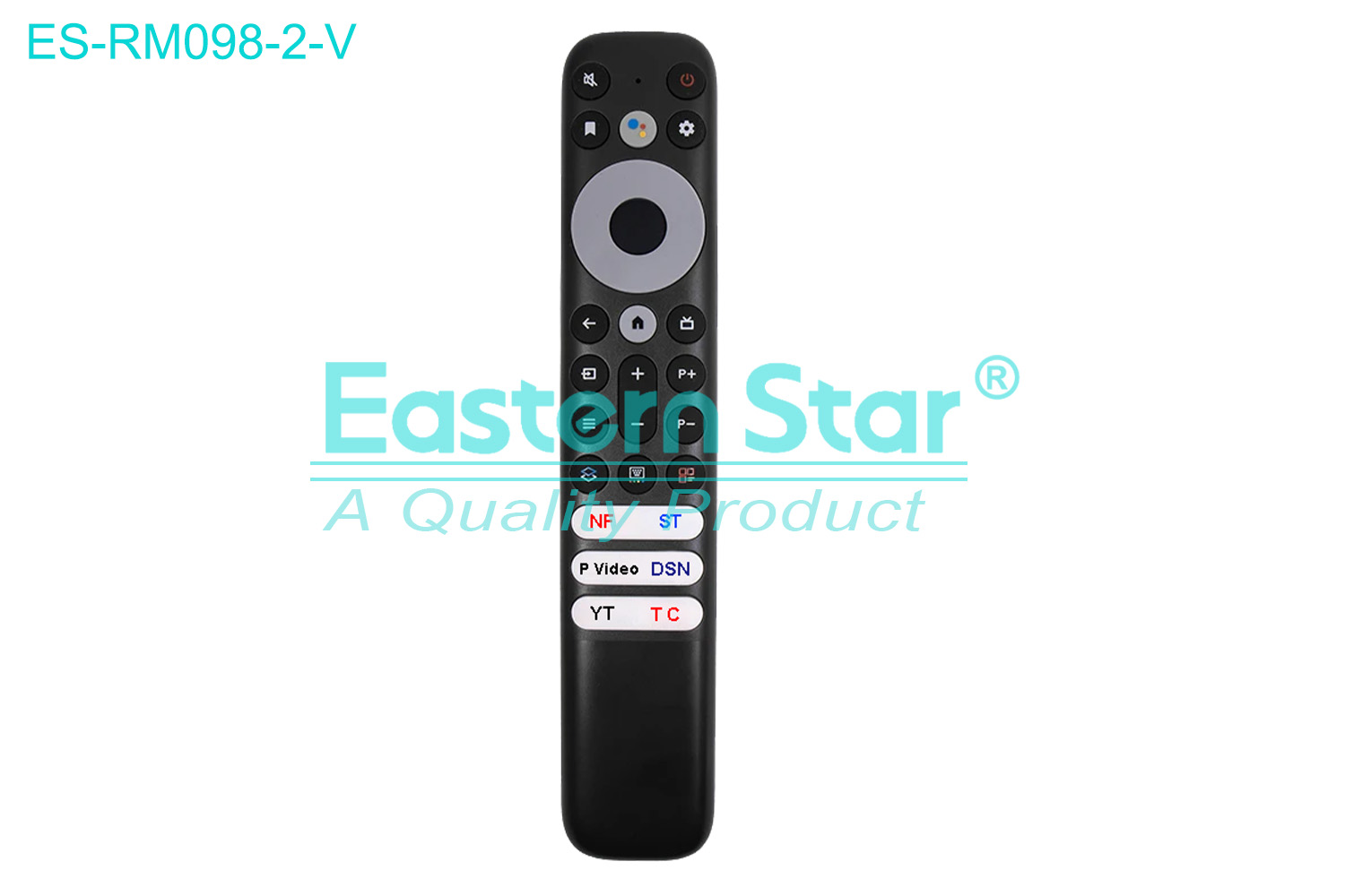 ES-RM098-2-V Compatible for / Smart TV Voice Remote Control R/M 28 Keys