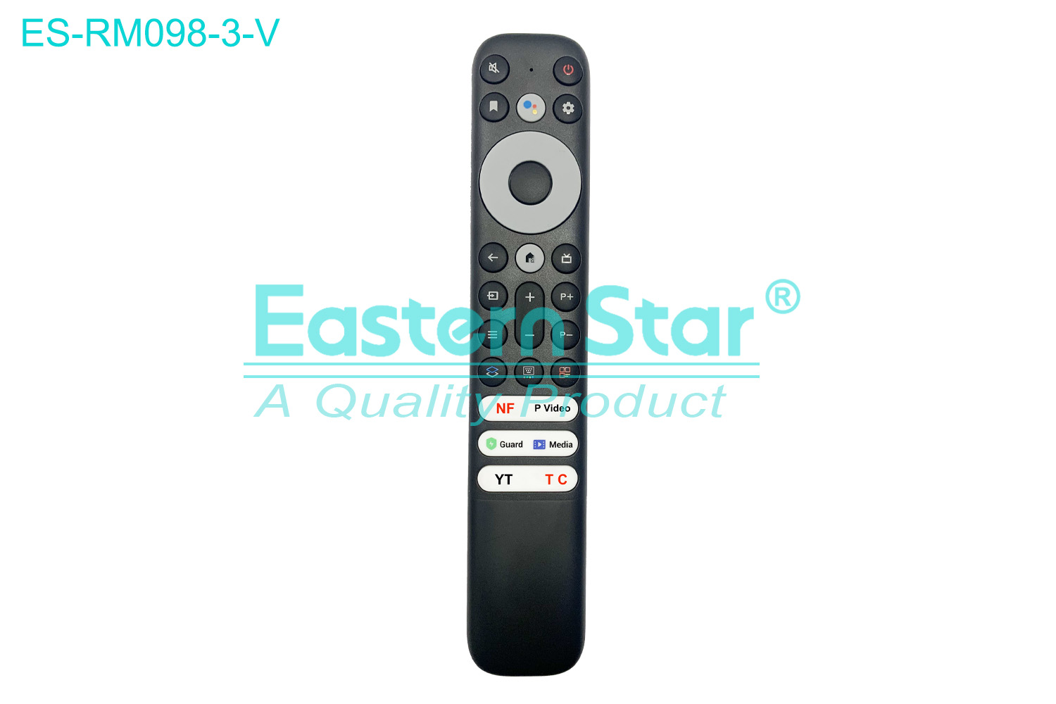 ES-RM098-3-V Compatible for / Smart TV Voice Remote Control R/M 28 Keys