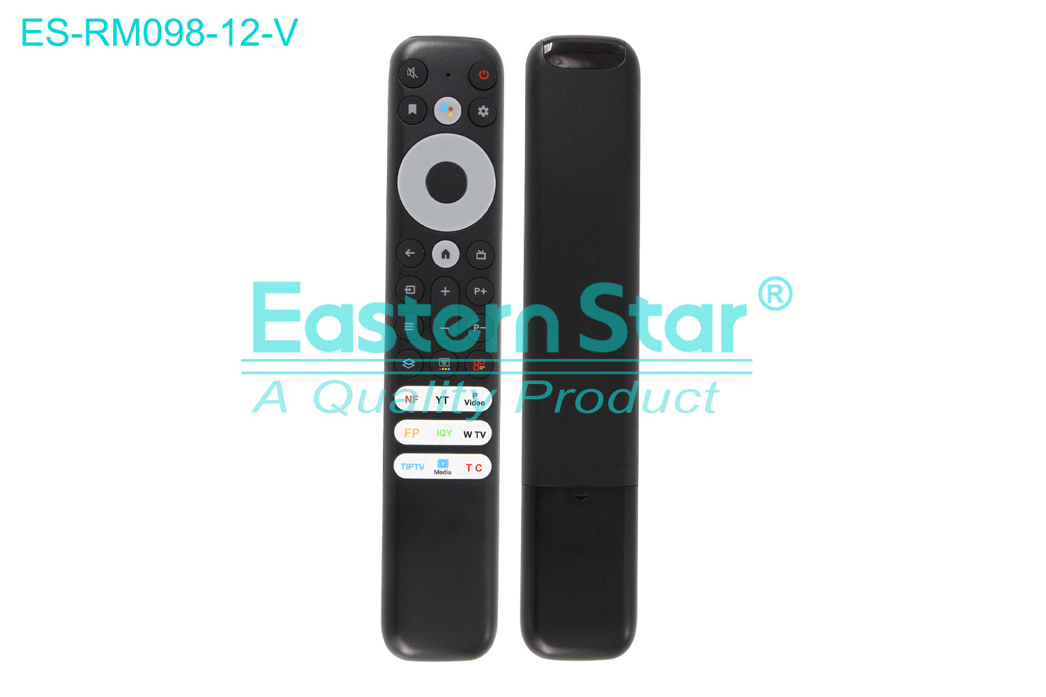 ES-RM098-12-V Compatible for Tcl Smart TV Voice Remote Control R/M 31 Keys