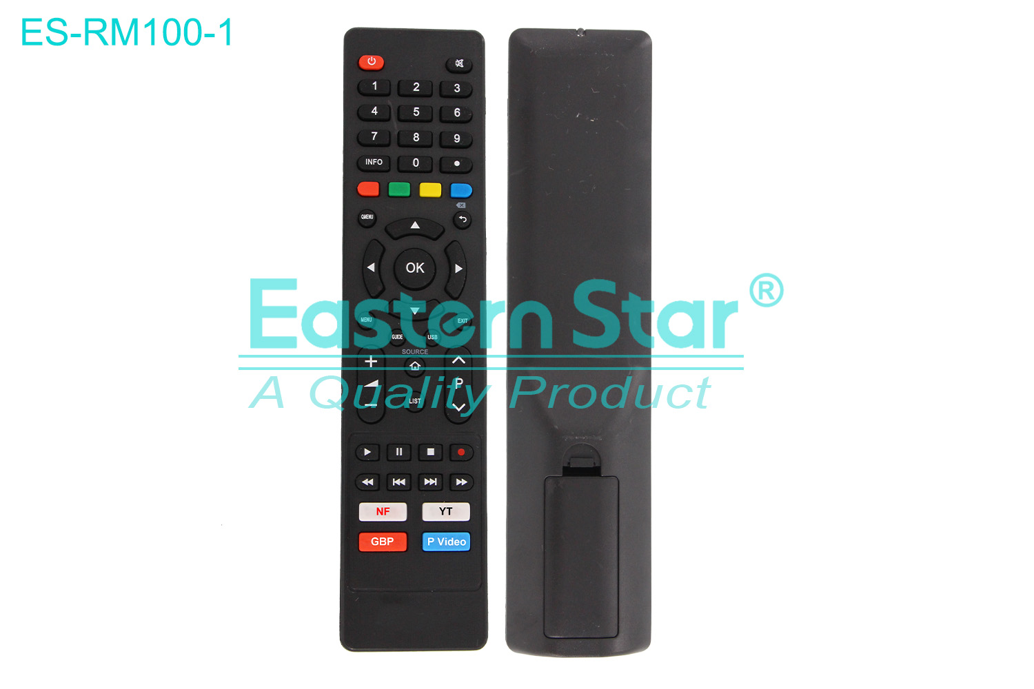 ES-RM100-1 Compatible for / Smart TV Remote Control R/M 47 Keys