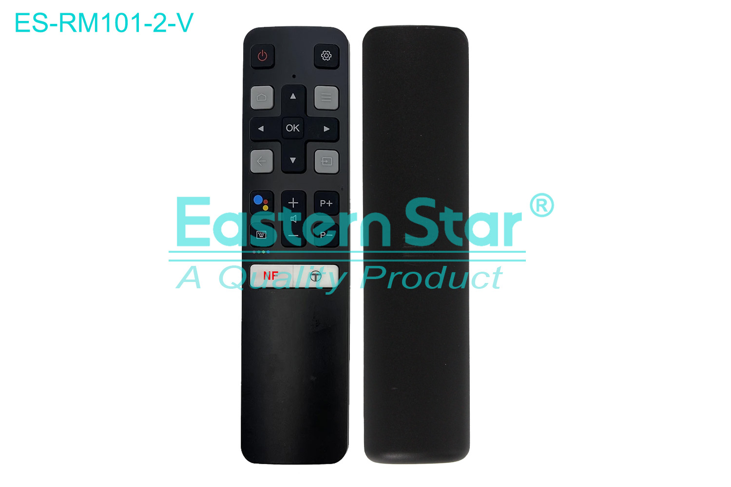 ES-RM101-2-V Compatible for / Smart TV Voice Remote Control R/M 19 Keys