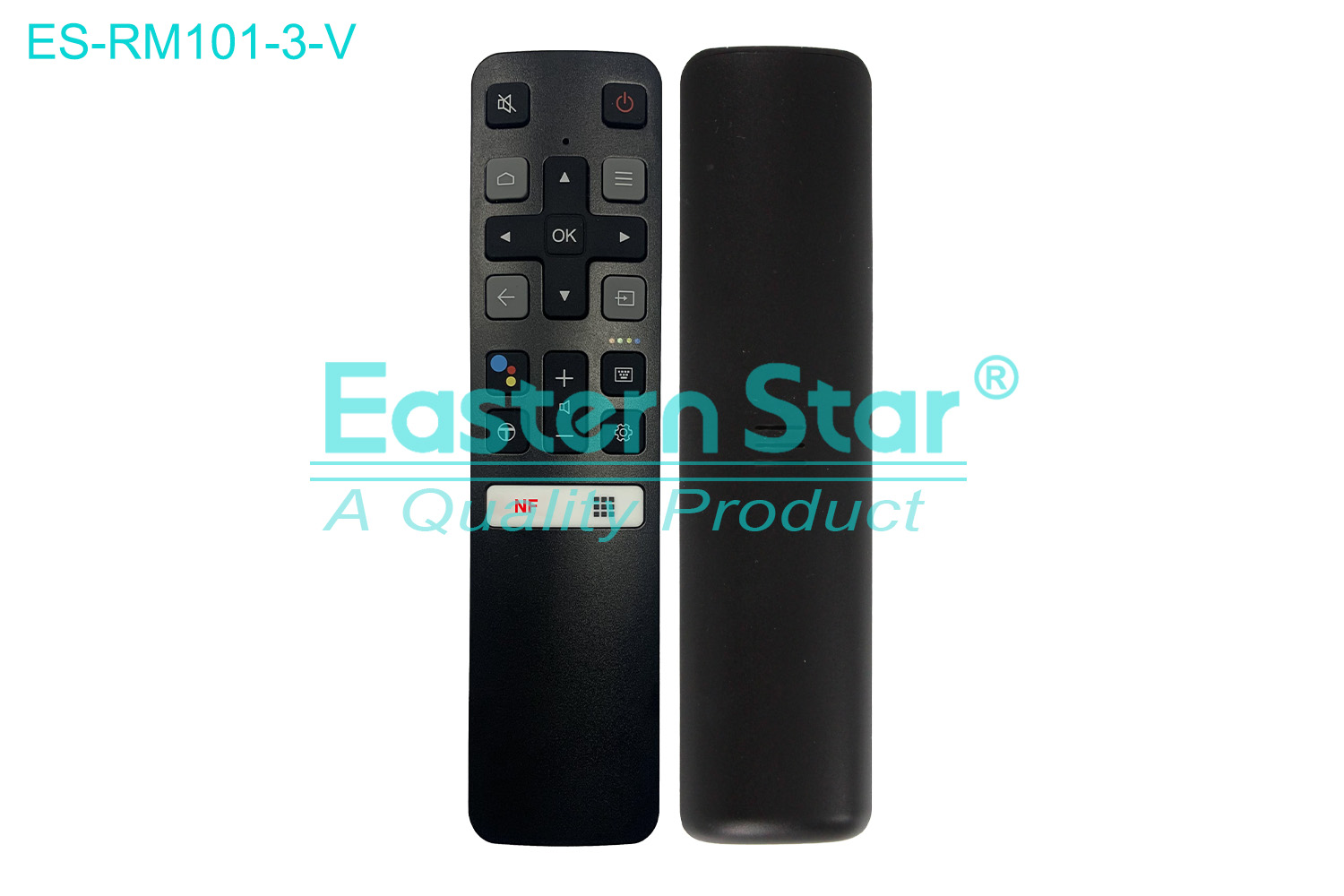 ES-RM101-3-V Compatible for / Smart TV Voice Remote Control R/M 19 Keys