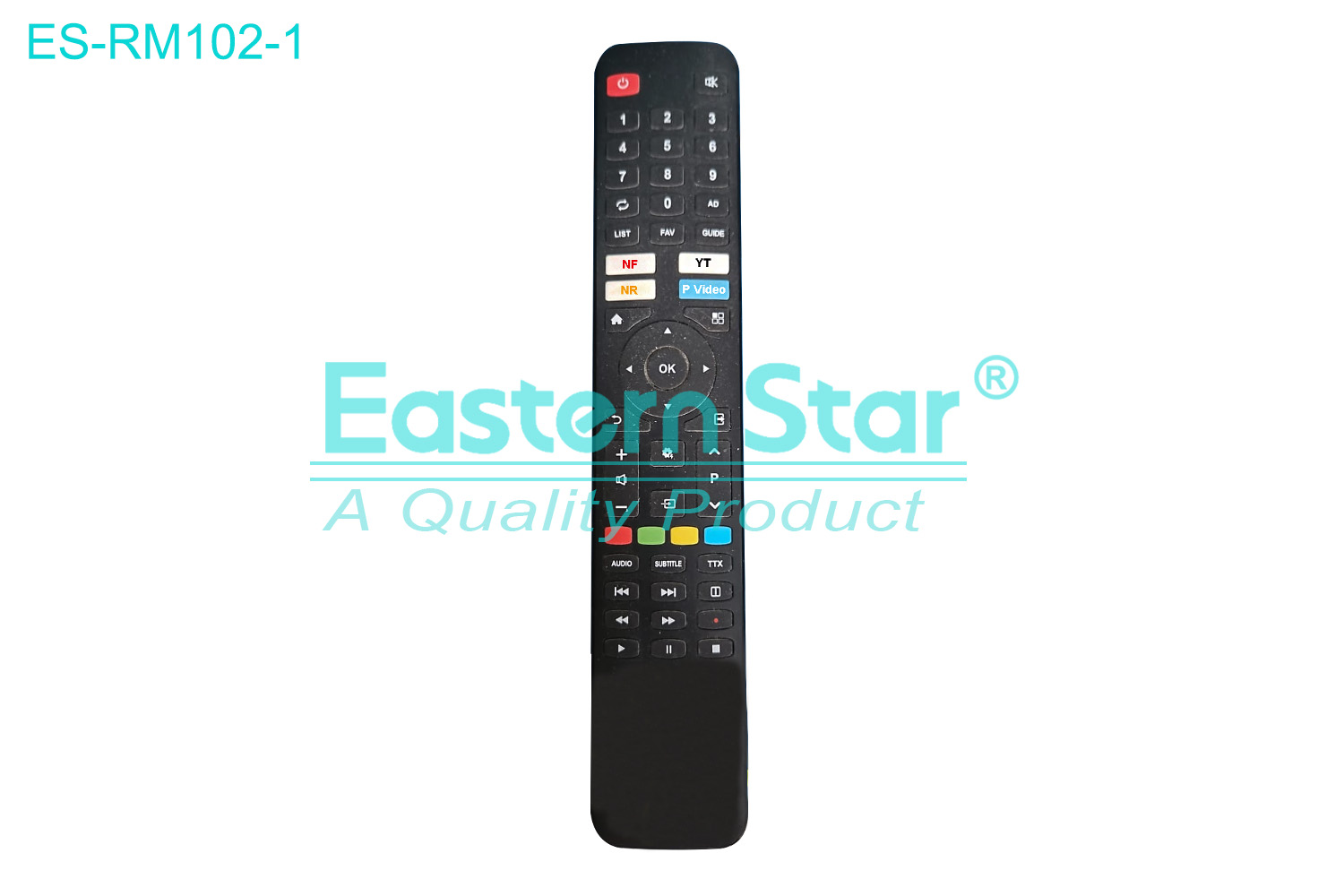 ES-RM102-1 Compatible for / Smart TV Remote Control R/M 52 Keys