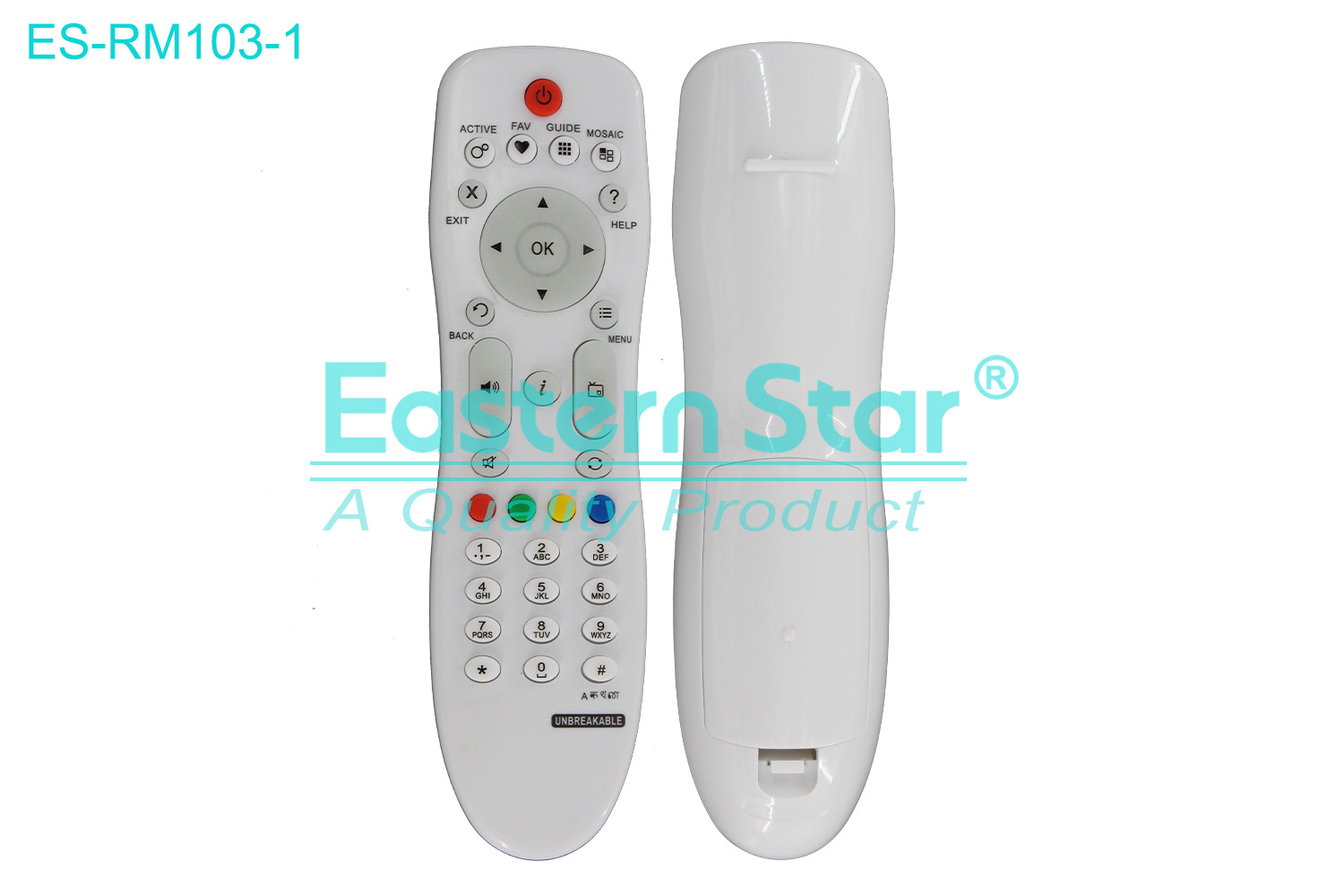ES-RM103-1 Compatible for / Smart TV Remote Control R/M 37 Keys