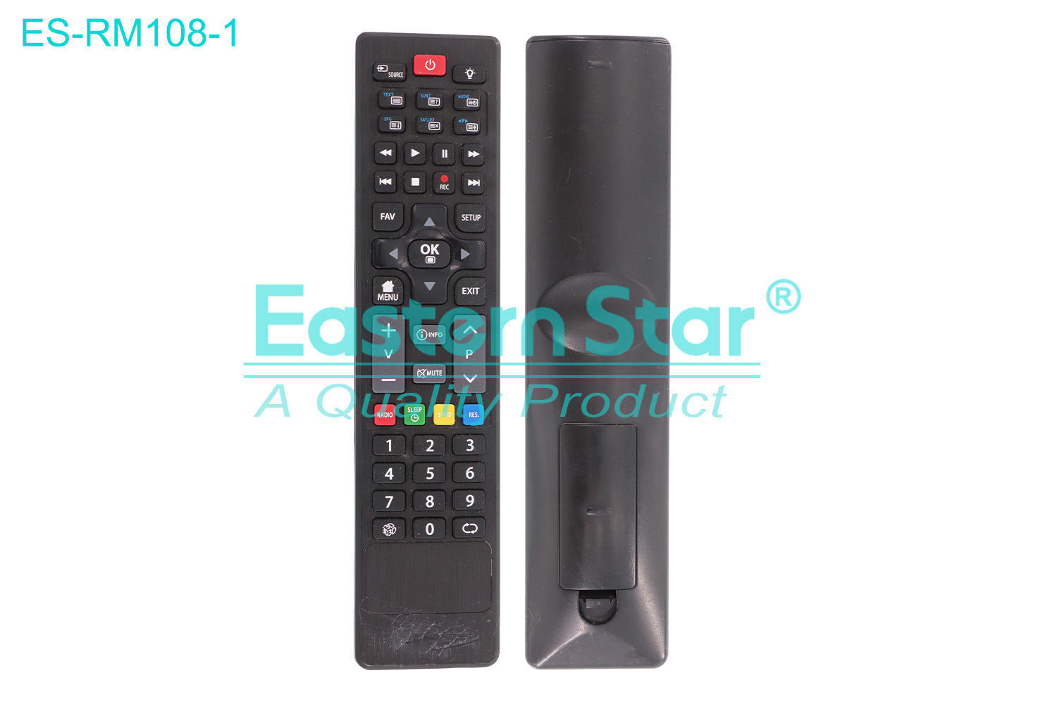 ES-RM108-1 Compatible for / Smart TV Remote Control R/M 48 Keys