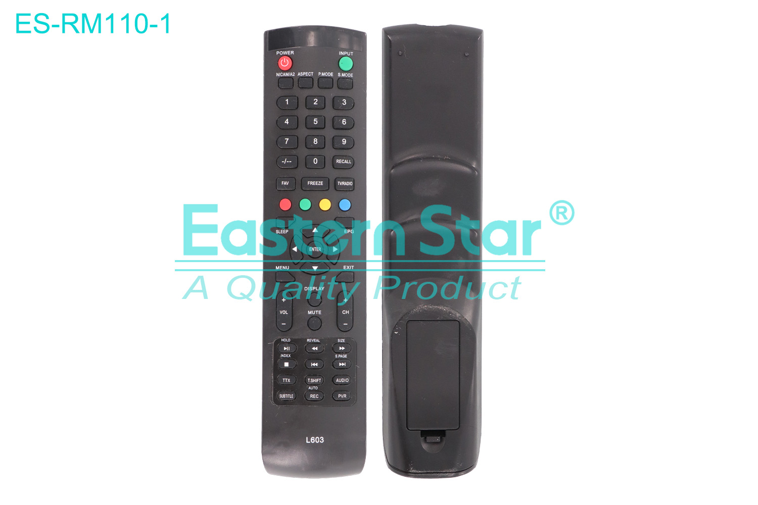 ES-RM110-1 Compatible for / Smart TV Remote Control R/M 52 Keys