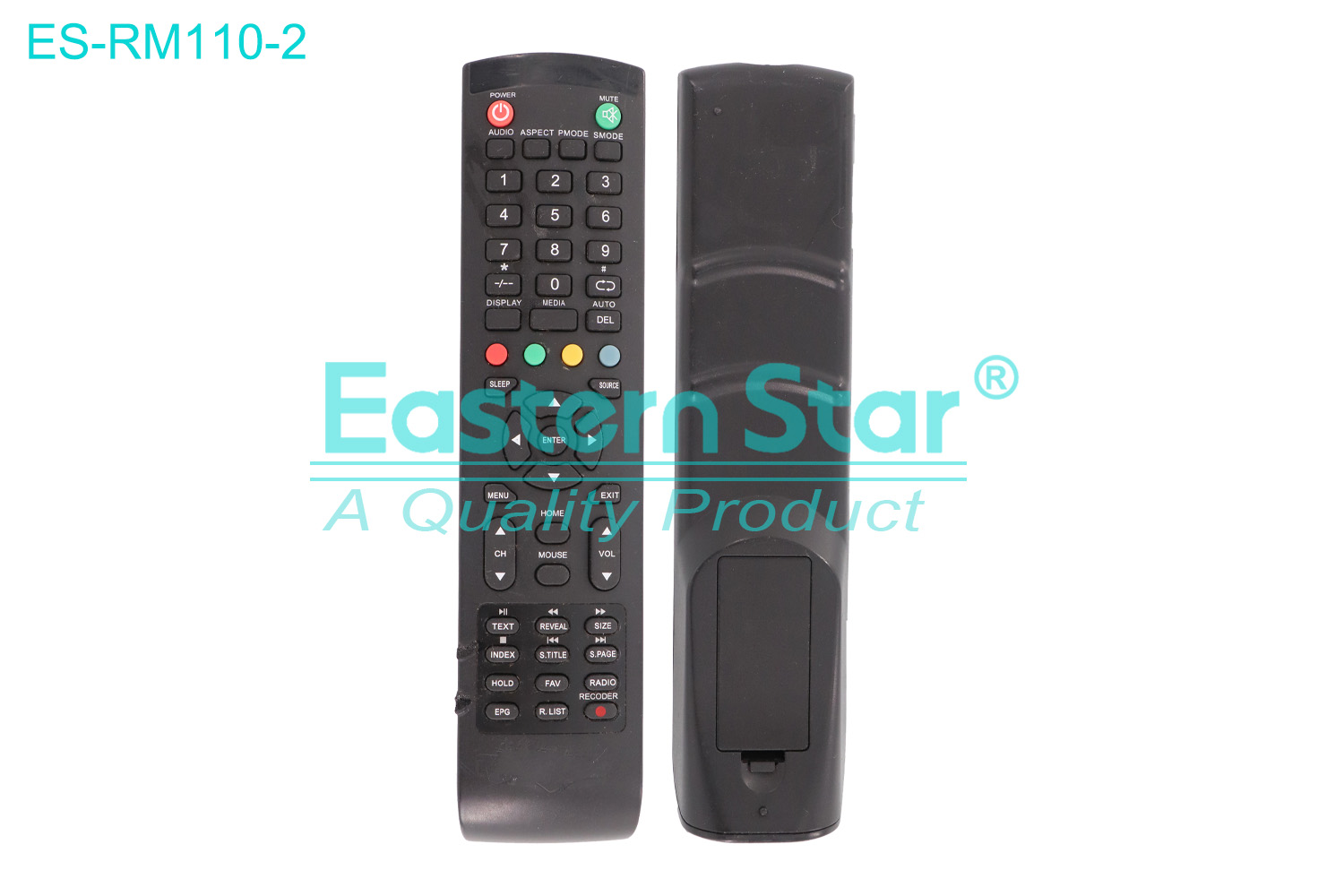 ES-RM110-2 Compatible for / Smart TV Remote Control R/M 52 Keys