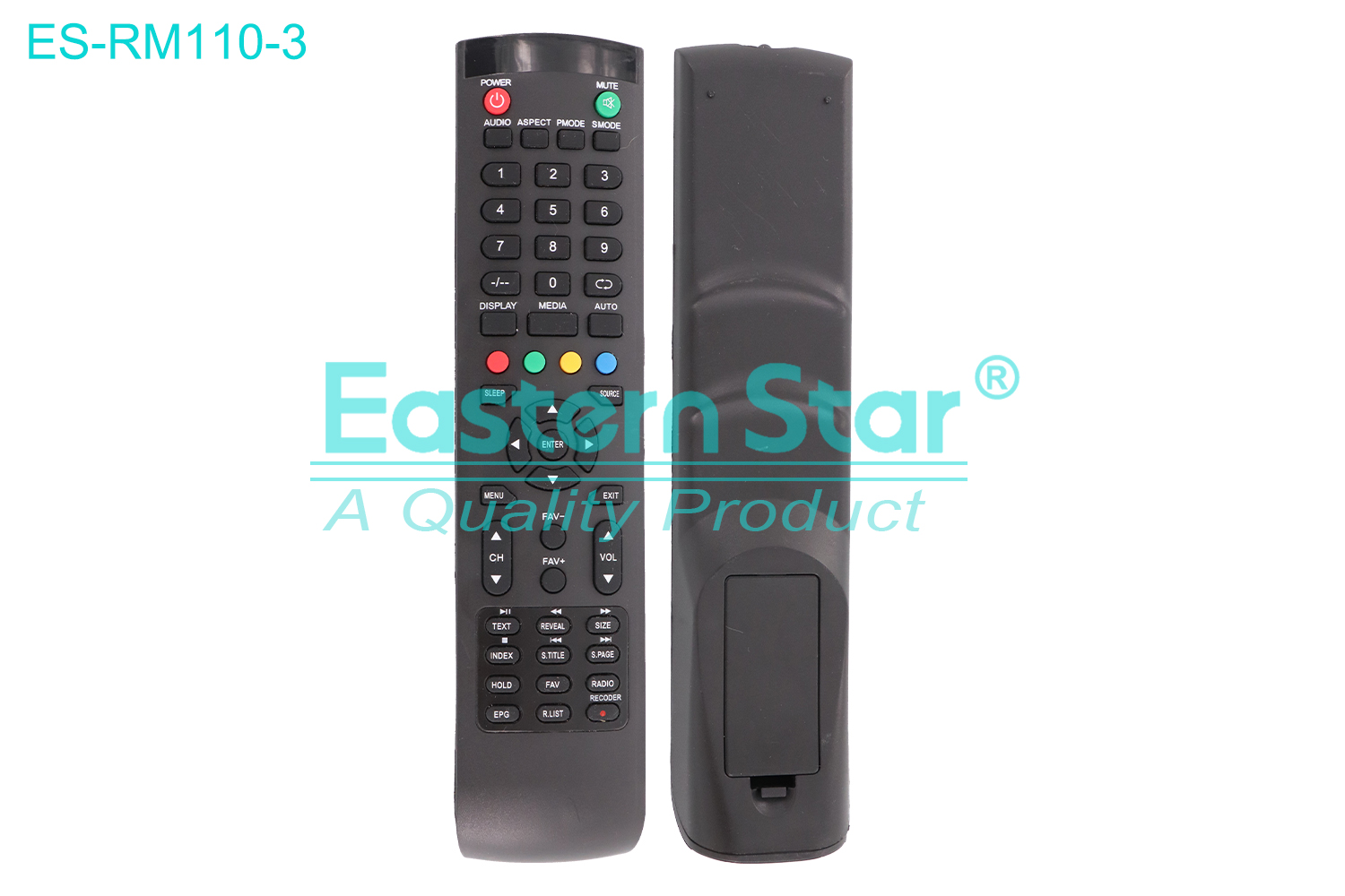 ES-RM110-3 Compatible for / Smart TV Remote Control R/M 52 Keys