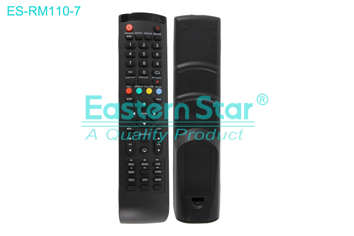 ES-RM110-7 Compatible for Sanyo Smart TV Remote Control R/M 52 Keys