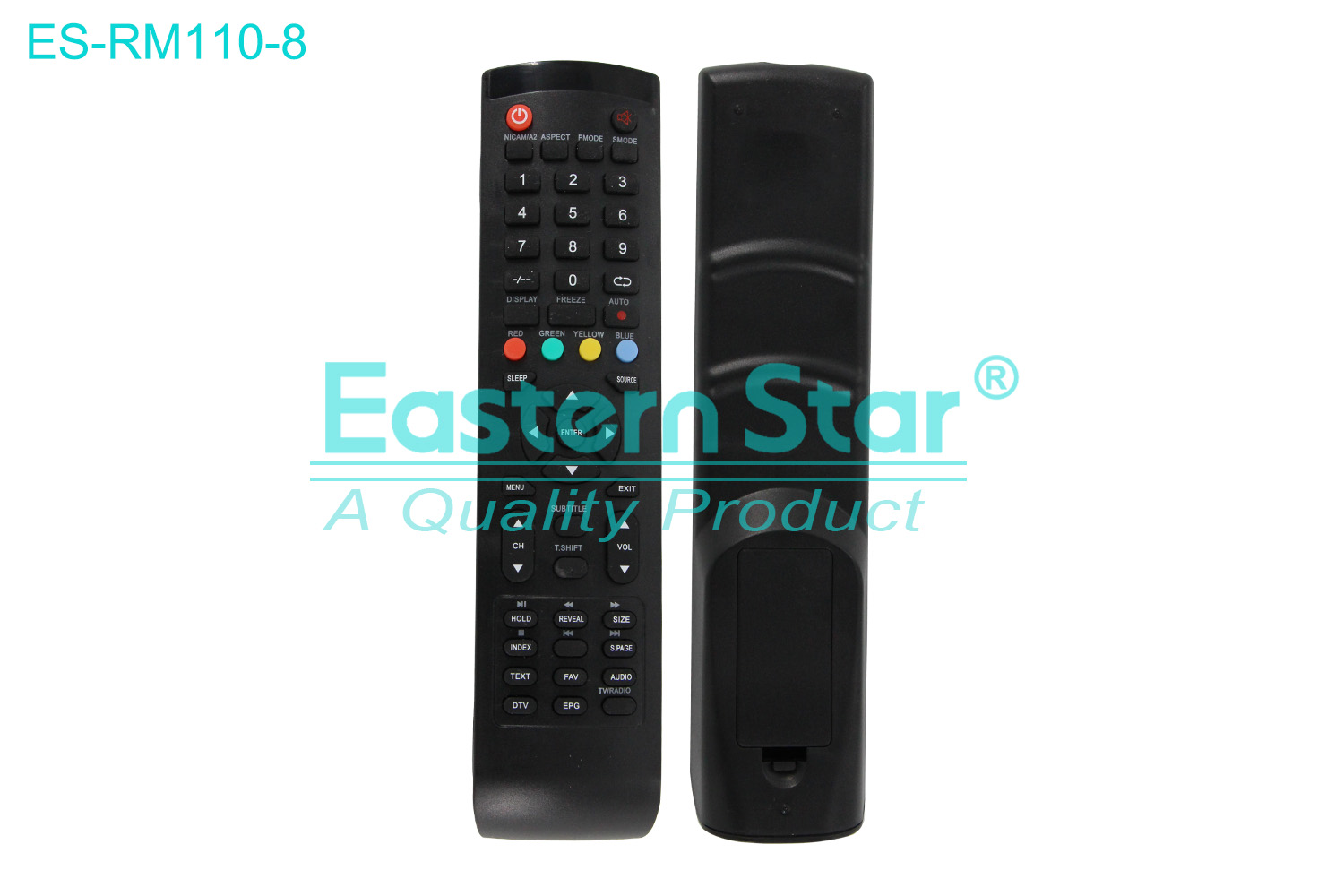 ES-RM110-8 Compatible for Sanyo Smart TV Remote Control R/M 52 Keys