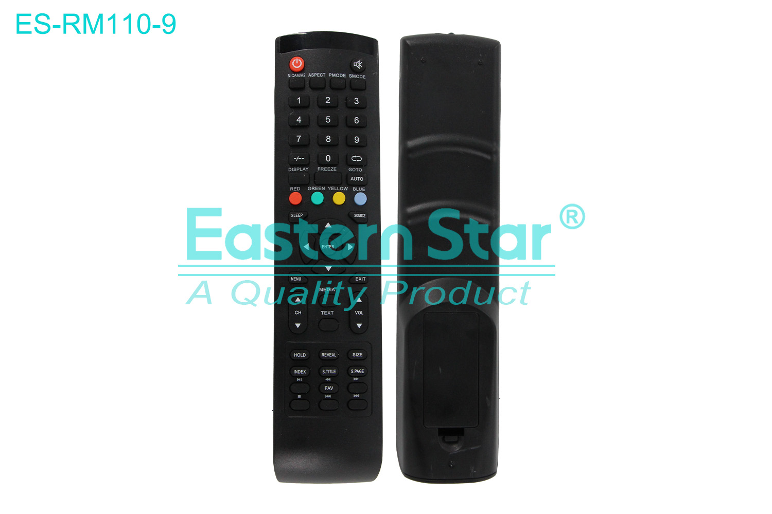 ES-RM110-9 Compatible for Sanyo Smart TV Remote Control R/M 52 Keys