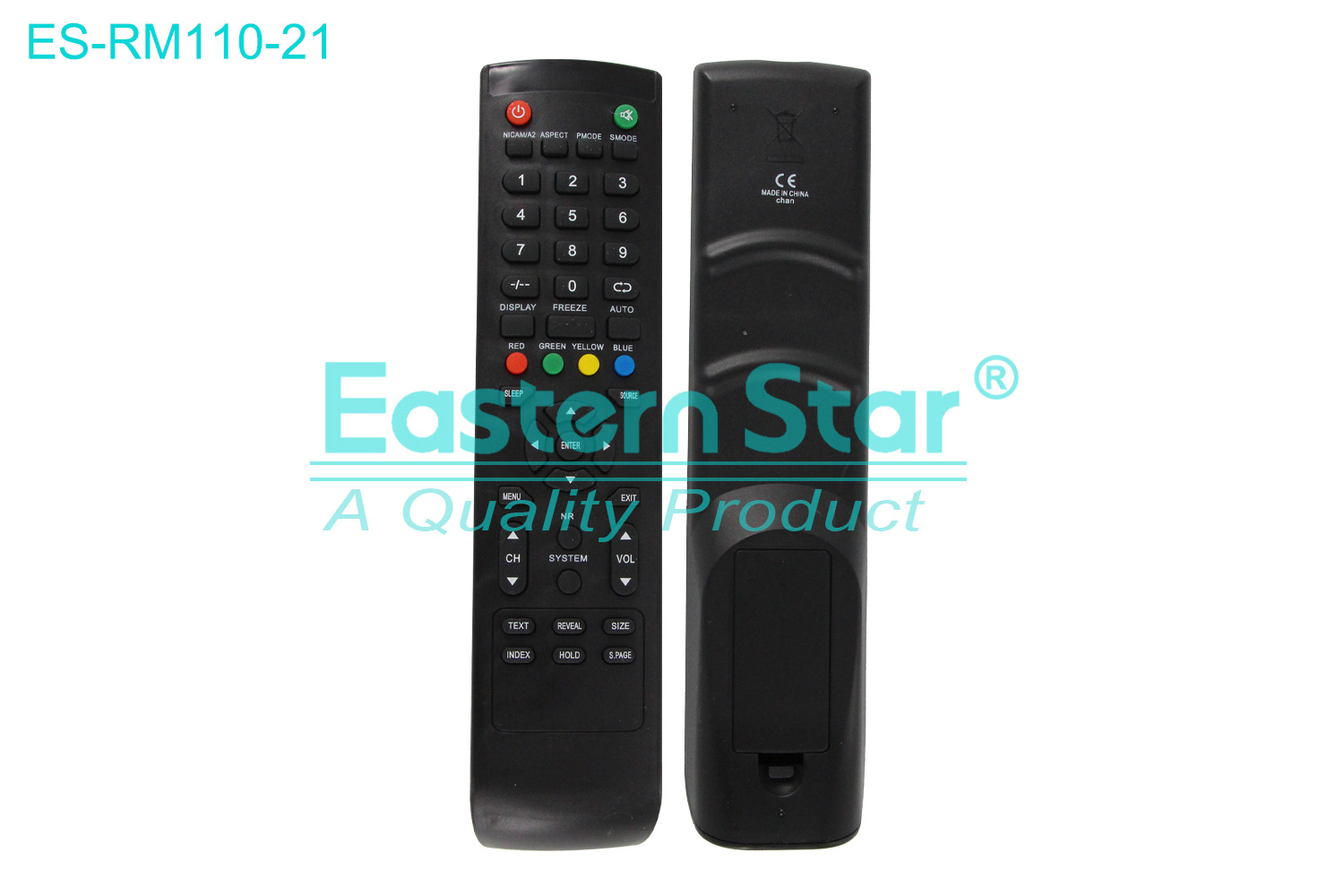 ES-RM110-21 Compatible for / Smart TV Remote Control R/M 46 Keys
