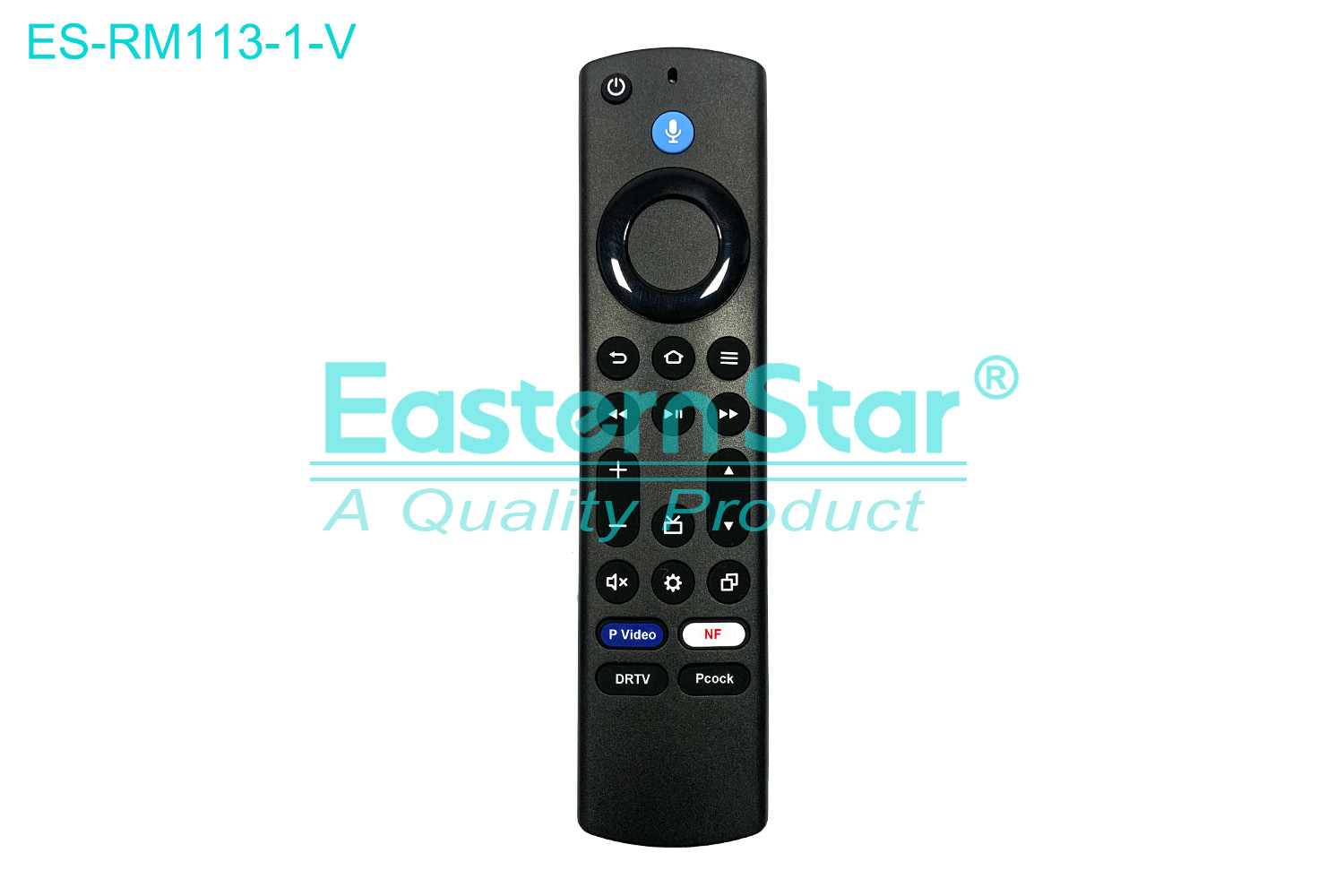 ES-RM113-1-V Compatible for / Smart TV Voice Remote Control R/M 24 Keys